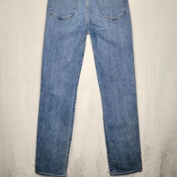 Denim Forum The 90s Naomi Super Hi Stovepipe Jeans Size 23